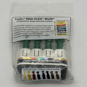 CanDo Digi-Flex Multi Progressive Hand Exerciser 10-3743 Moderate New in Package